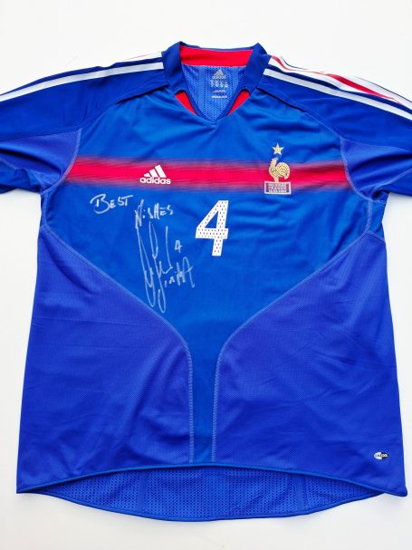 Match worn shirt France Vieira 2004 Match worn shirt France Vieira 2004