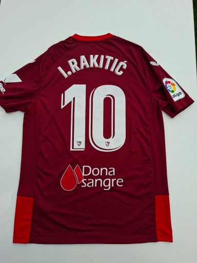 Ivan Rakitic match worn Sevilla shirt COA
